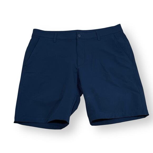 Under Armour Golf Shorts Mens Size 38 Performance Navy Blue Wicking Pockets - Picture 1 of 7